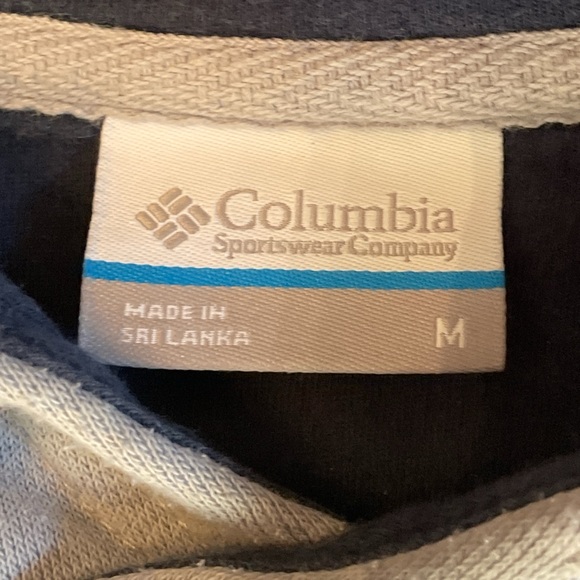 Columbia Light Gray Hoodie with Blue Logo - Picture 2 of 5